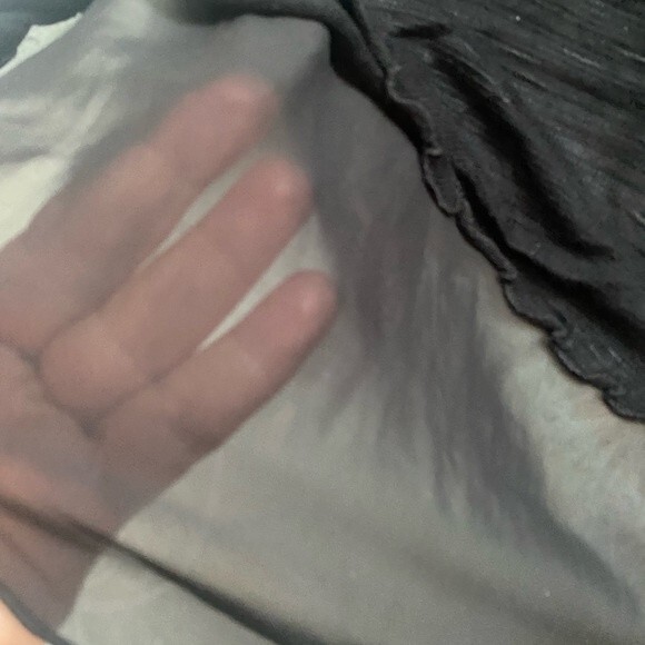 Rue 21 Black Tank top with back mesh see through sz m - Picture 9 of 9